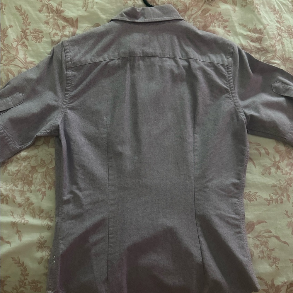 Polo by Ralph Lauren Women's Gray Button Down Shirt